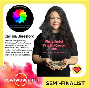 #powwowpitch #powwowpitch2023 #wowmississauga Pow Wow Pitch 2023 Semi-Finalist PEOPLE'S CHOICE Awards,  please vote WoW Mississauga  Waterfall of Wellness  #116 Carissa Beresford 