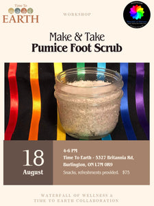 Pumice Foot Scrub workshop