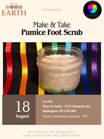 Pumice Foot Scrub workshop