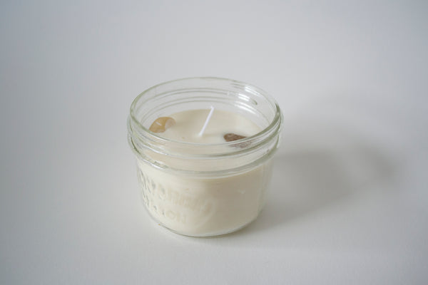 Sacral Chakra Crystal Candle