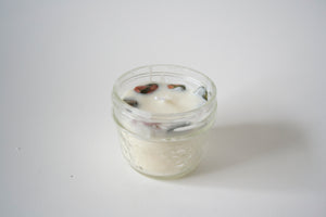 Heart Chakra Crystal Candle