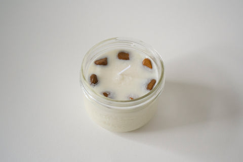 Solar Plexus Chakra Crystal Candle