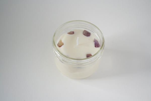 Third Eye Chakra Crystal Candle