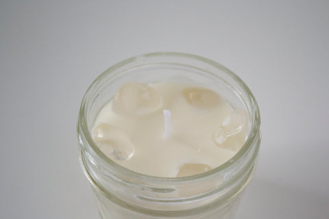 Sacral Chakra Crystal Candle